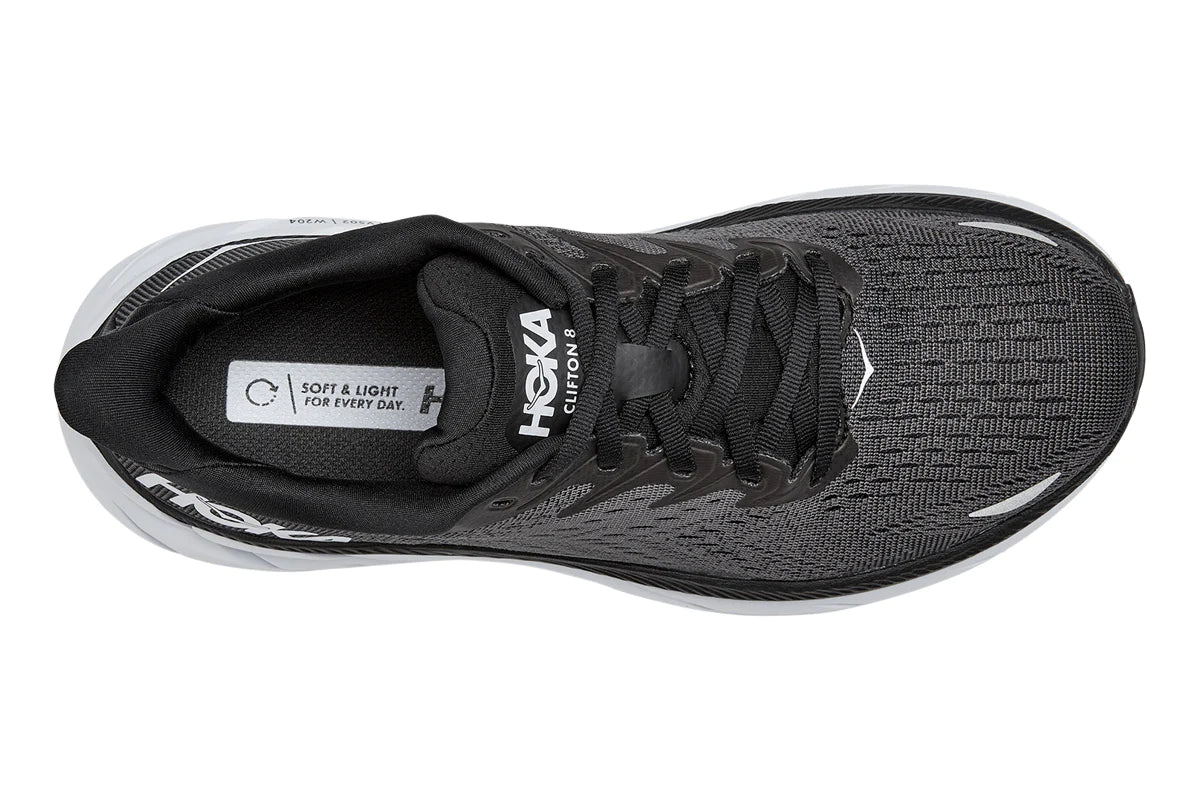 Clifton 8 - Black / White